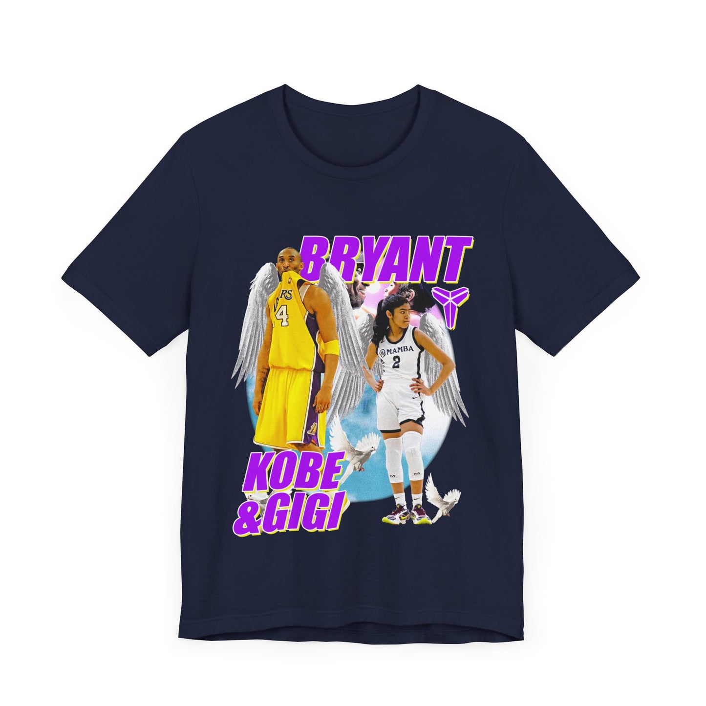 Kobe Bryant & GiGi Memorial Unisex Jersey Short Sleeve Tee